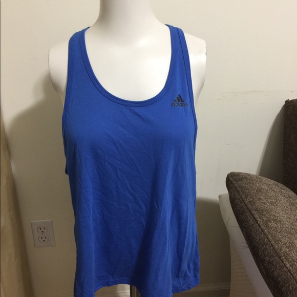 ADIDAS ULTIMATE 2.0 Tank Color BLUE Black Size M - Picture 1 of 8